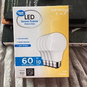 Great Value LED Light Bulbs - Soft White